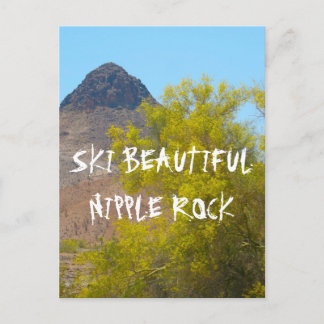 Carte Postale Ski Nipple Rock