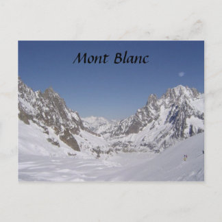 Carte Postale Ski sur un glacier