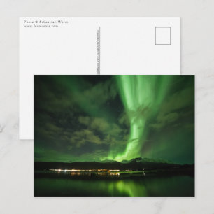 Carte Postale Skibotn Northern Lights