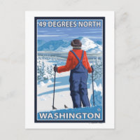 Skier Admirant - 49 Degrees North, Washington