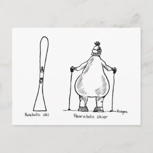 Carte Postale skieur