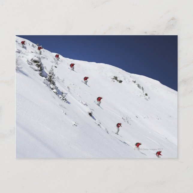 Carte Postale Skieur masculin (Devant)