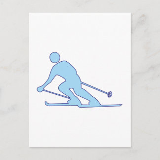Carte Postale Skifahrer Schifahrer