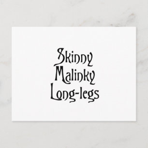 Carte Postale Skinny Malinky Longjambes drôle banter écossais