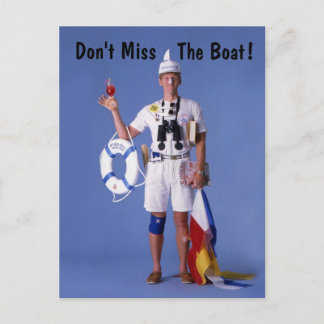 Carte Postale Skip Sayles™_Don't Miss The Boat!