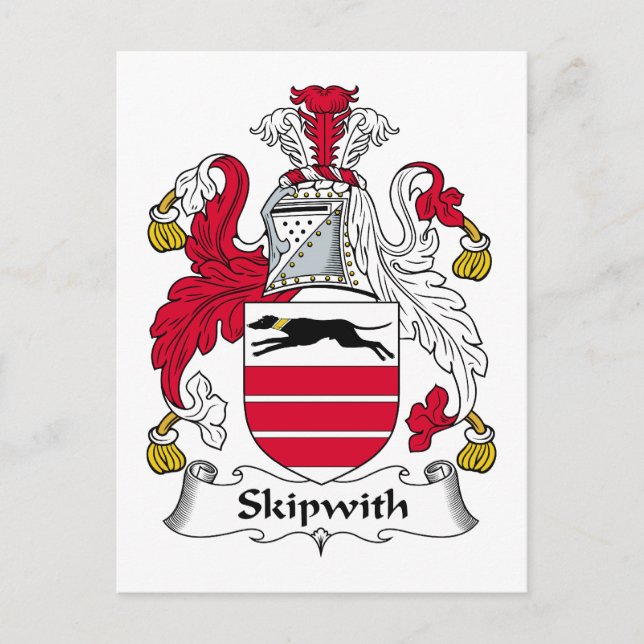 Carte Postale Skipwith Family Crest (Devant)