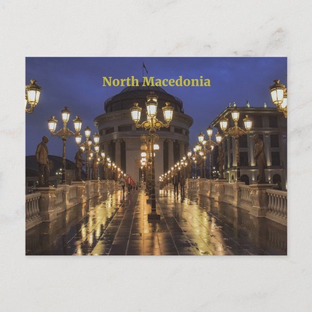 Carte Postale Skopje, Macédoine du Nord (Devant)