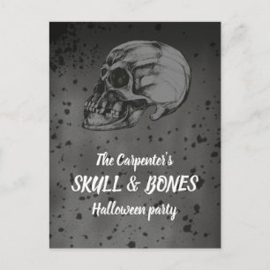 Carte Postale Skull & Bones Halloween