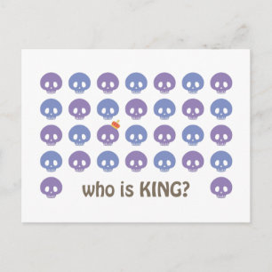 CARTE POSTALE SKULL KING