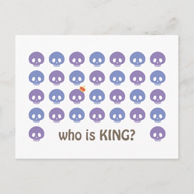 CARTE POSTALE SKULL KING (Devant)