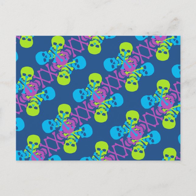 Carte Postale Skulls et Crossbones (Devant)