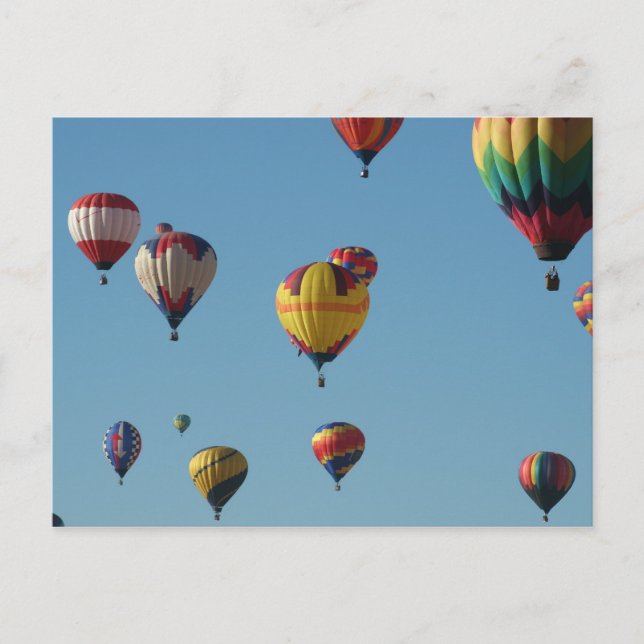 Carte postale Sky Remplie de ballon à air chaud (Devant)