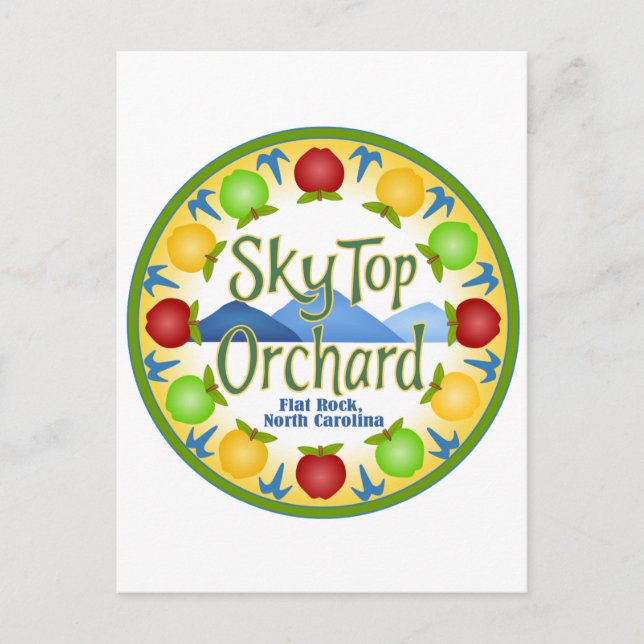 Carte Postale Sky Top Orchard (Devant)