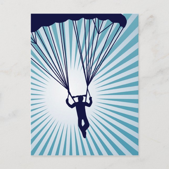 Carte Postale skydiver (Devant)