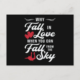 Carte Postale Skydiver Quand Vous Pouvez Tomber Du Ciel Skydive