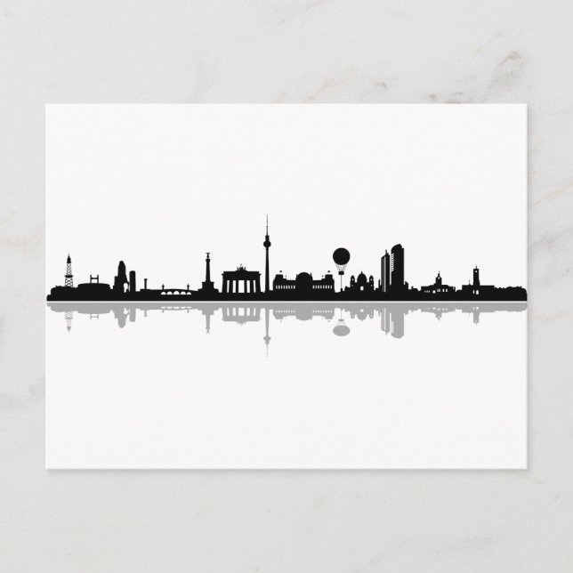 Carte Postale Skyline Berlin (Devant)