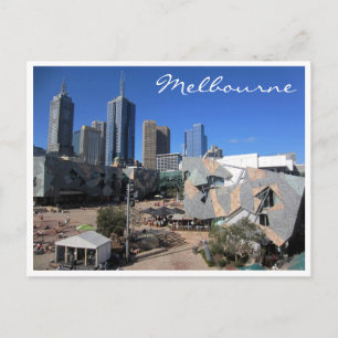 Carte Postale skyline carré alimenté