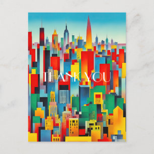 Carte Postale Skyline Cityscape moderne