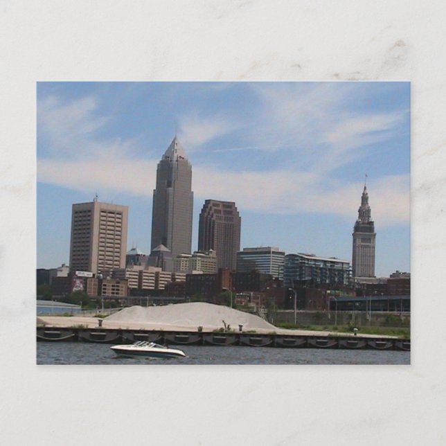 Carte Postale Skyline Cleveland Ohio (Devant)
