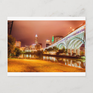 Carte Postale skyline cleveland ohio