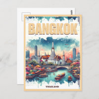 Skyline de Bangkok - Thailande cadeaux de voyage