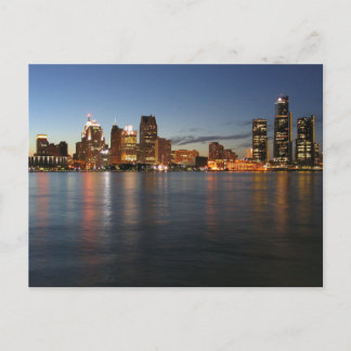 Carte Postale Skyline de Détroit