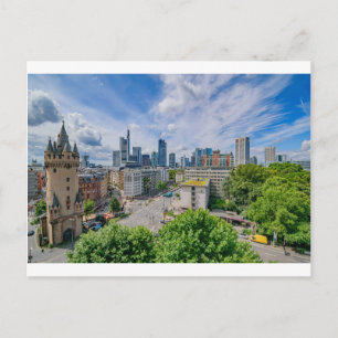 Carte Postale Skyline de Francfort
