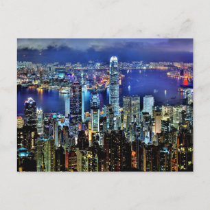 Carte Postale Skyline de Hong Kong