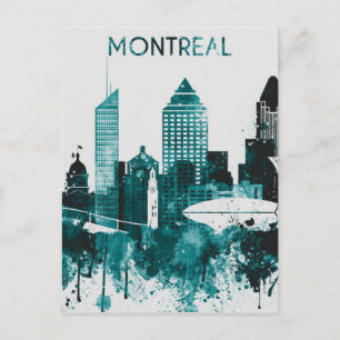 Carte Postale Skyline de Montréal