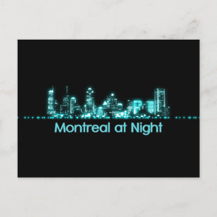 Carte Postale Skyline de Montréal
