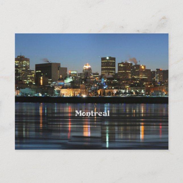 Carte postale Skyline de Montréal (Devant)