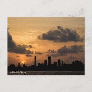 Carte Postale Skyline de Mumbai au coucher du soleil