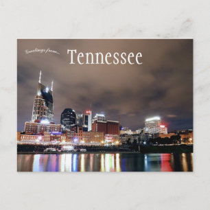 Carte Postale Skyline de Nashville Tennessee USA