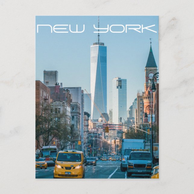 Carte Postale Skyline de New York (Devant)