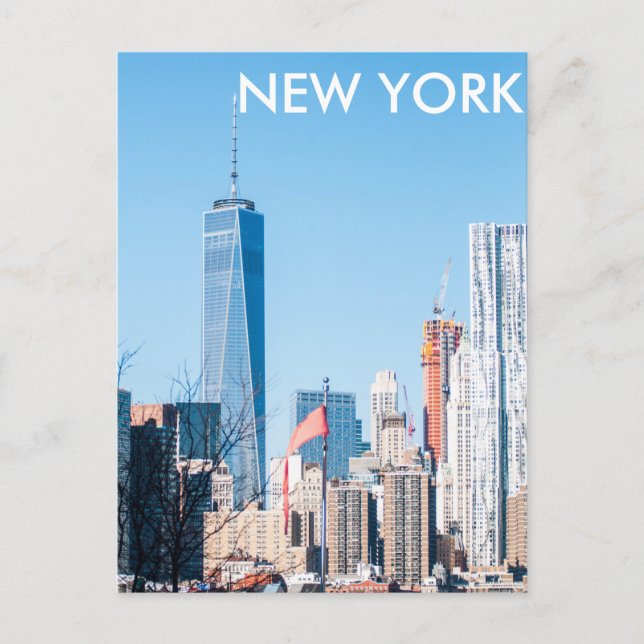 Carte Postale Skyline de New York (Devant)