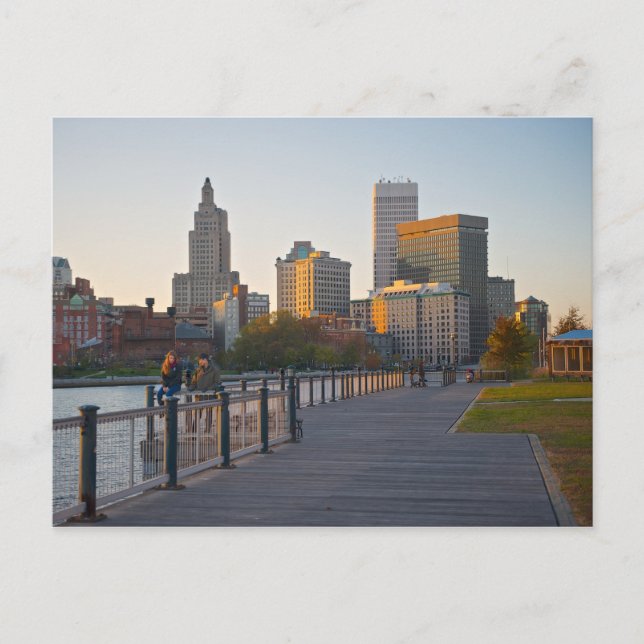 Carte Postale Skyline de Providence, Rhode Island (Devant)