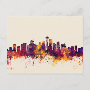 Carte Postale Skyline de Seattle