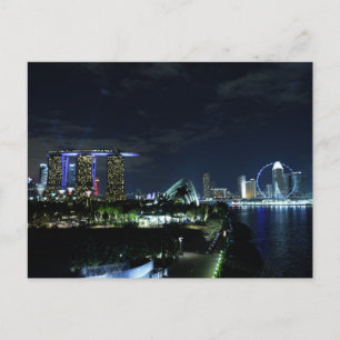 Carte Postale Skyline de Singapour