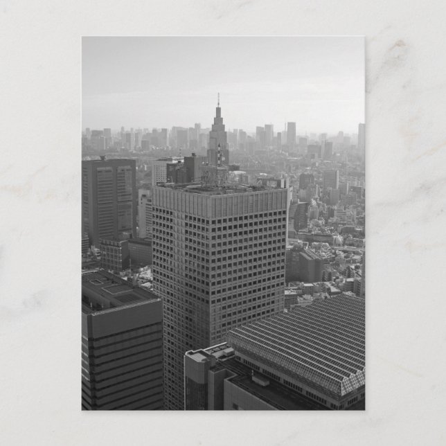Carte Postale Skyline de Tokyo (Devant)