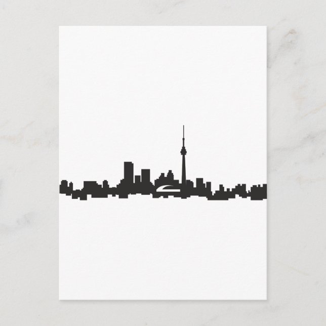Carte Postale Skyline de Toronto (Devant)
