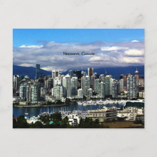 Carte Postale Skyline de Vancouver, Canada