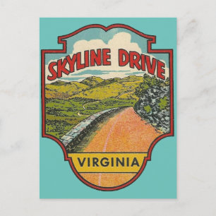 Carte Postale Skyline Drive, Virginia Postcard