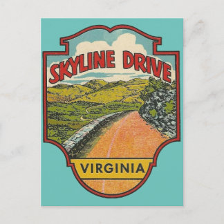 Carte Postale Skyline Drive, Virginia Postcard