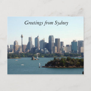 Carte Postale skyline du port de sydney