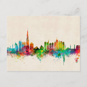 Carte Postale Skyline Dubaï