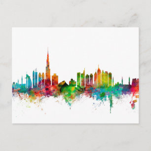 Carte Postale Skyline Dubaï