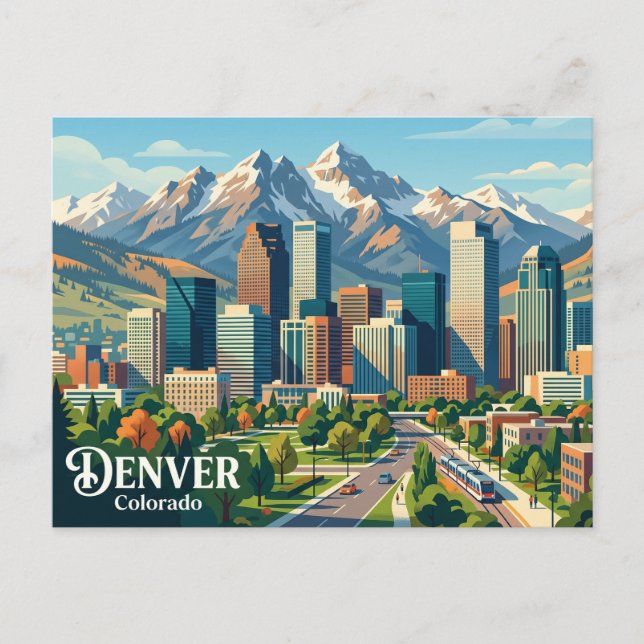 Carte Postale Skyline États-Unis (Devant)