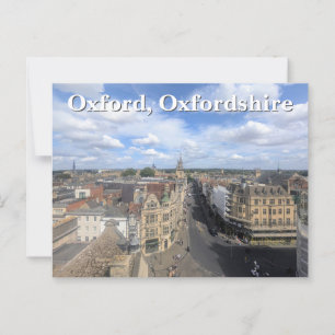Carte Postale Skyline historique d'Oxford à Oxfordshire, Royaume