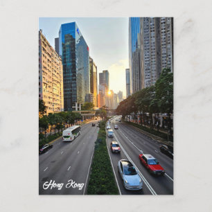 Carte postale Skyline Hong Kong City