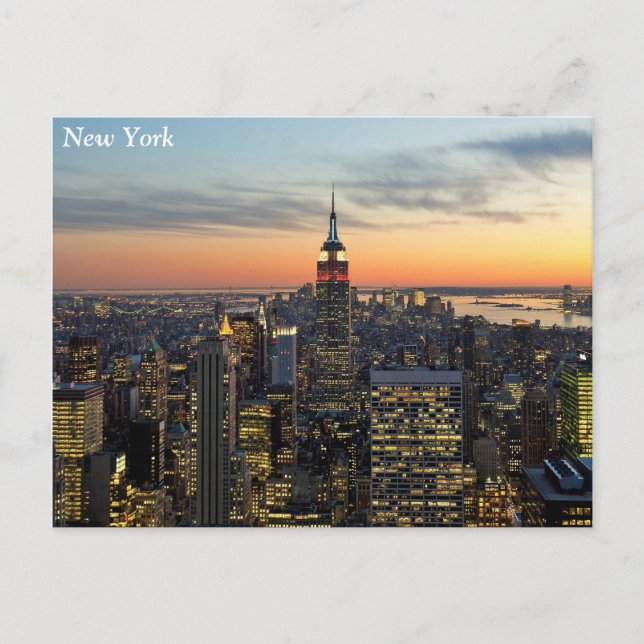 Carte Postale Skyline new-yorkais (Devant)